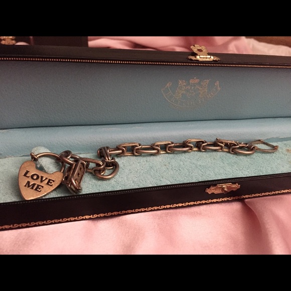 RARE Juicy Couture Key Lock Charm Bracelet - Picture 8 of 8